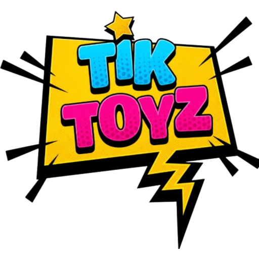 Logótipo Tiktoyz — loja de brinquedos em Luanda